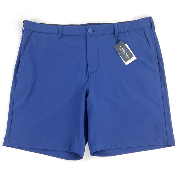 Mizzen+Main Helmsman Performance Golf Chino Short Mens 38x8 Navy Blue New NWT - Picture 1 of 10